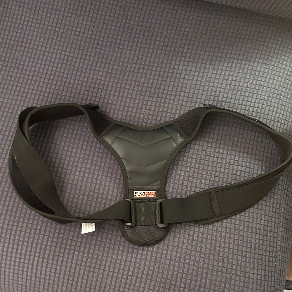 Adjustable posture correcting brace harness